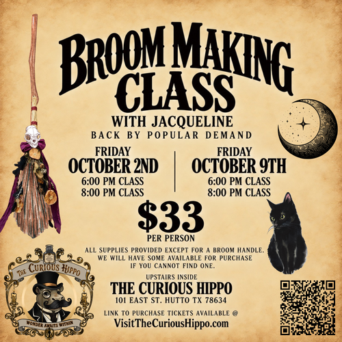 Broom Making Class 6pm - 2 Oct 2026